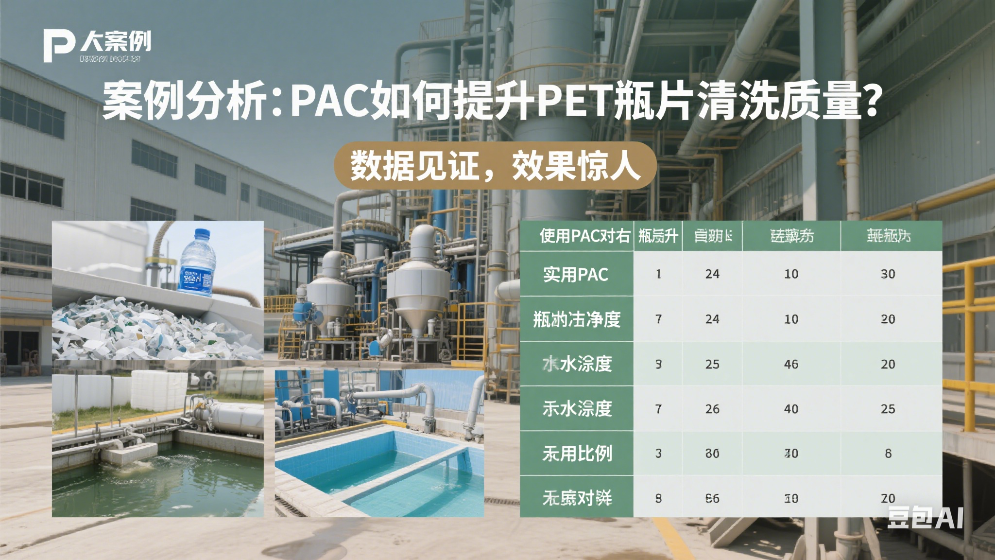 聚合氯化鋁pac如何提升PET瓶片清洗質量